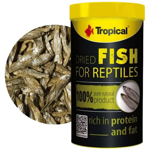 Tropical dried fish food